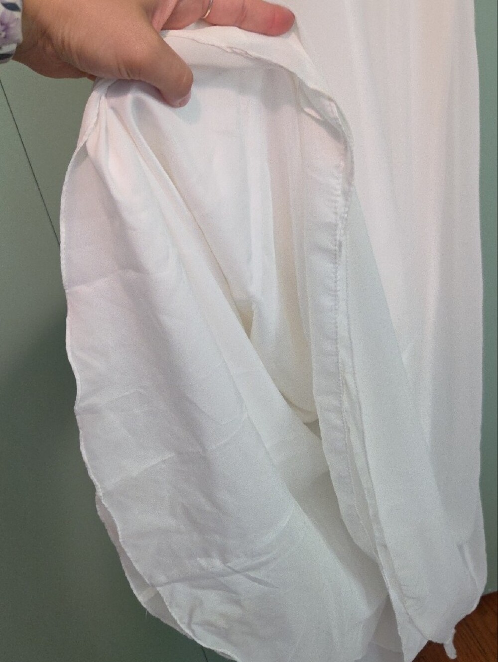 Db Studio White Sleeveless Halter Neck V-Neck Wedding Dress Maxi Size 14 - Picture 4 of 12